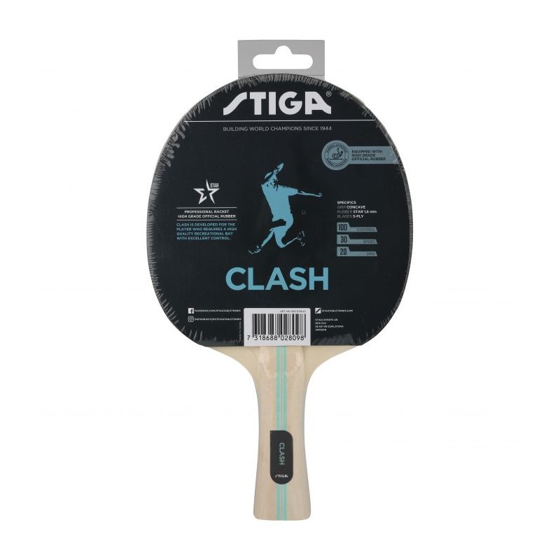 STIGA Clash Table Tennis Bat