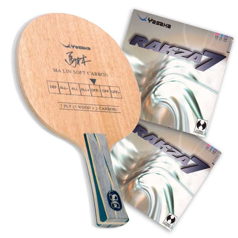 Yasaka Ma Lin SOFT Carbon Rakza 7 Table Tennis Bat