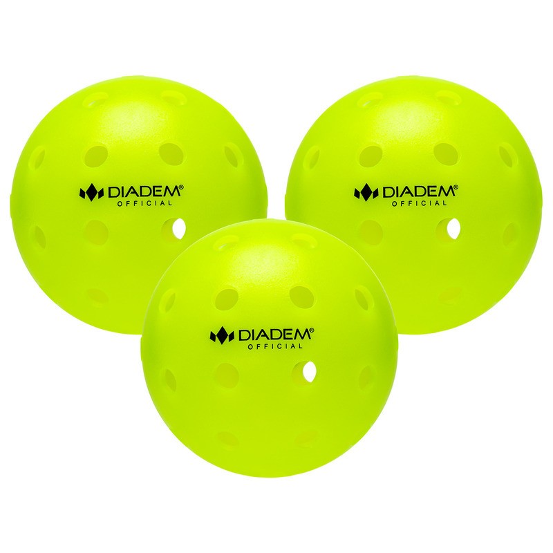 Diadem Outdoor Pickleballs Neon Green