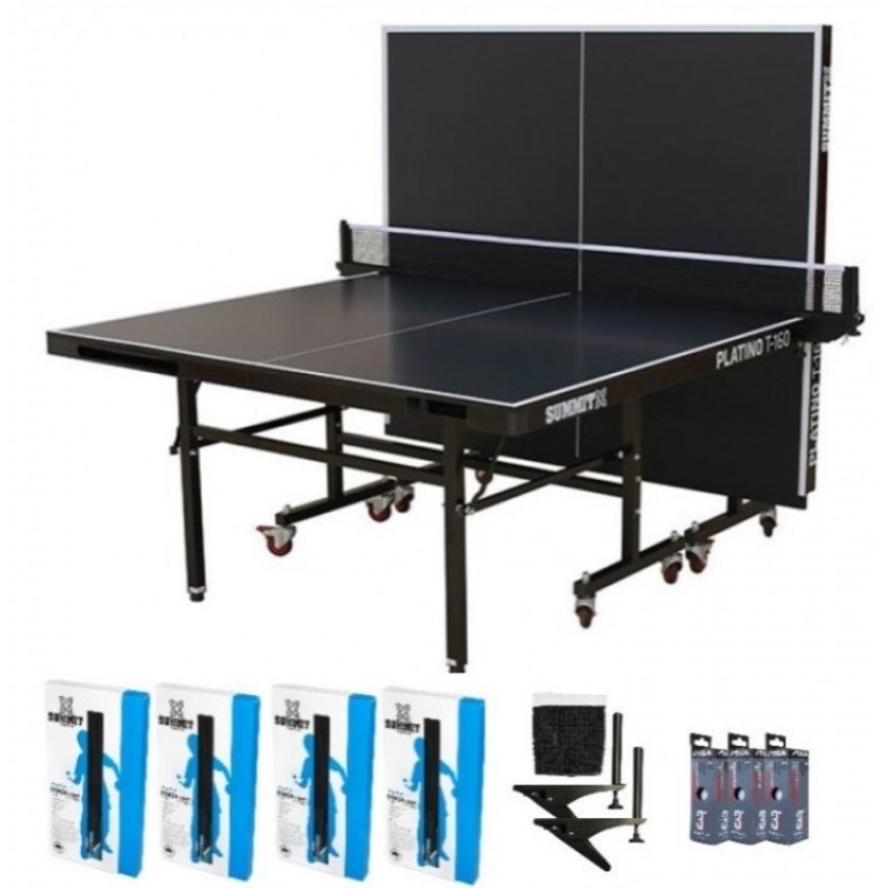 SUMMIT Platino T-160 Table Tennis Table Package